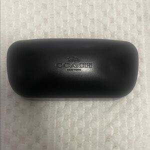 Coach Matte Black Eyewear Case
